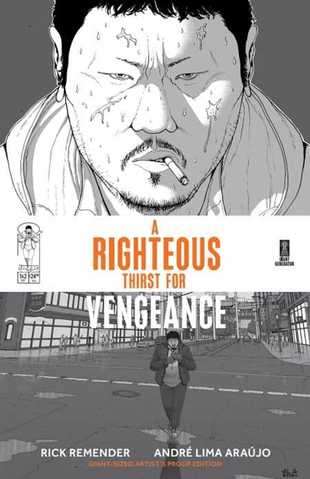 Righteous Thirst For Vengeance Giant Sized Artist Proof Edition Cover