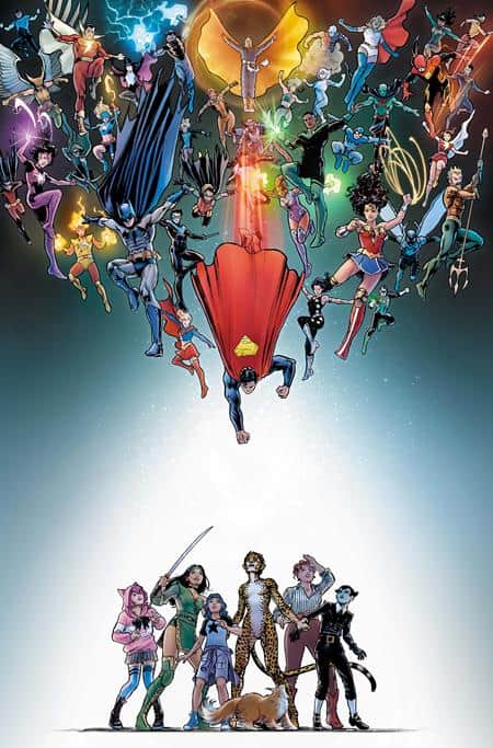 JUSTICE LEAGUE CHEETAH AND CHESHIRE ROB THE WATCHTOWER TP Cover