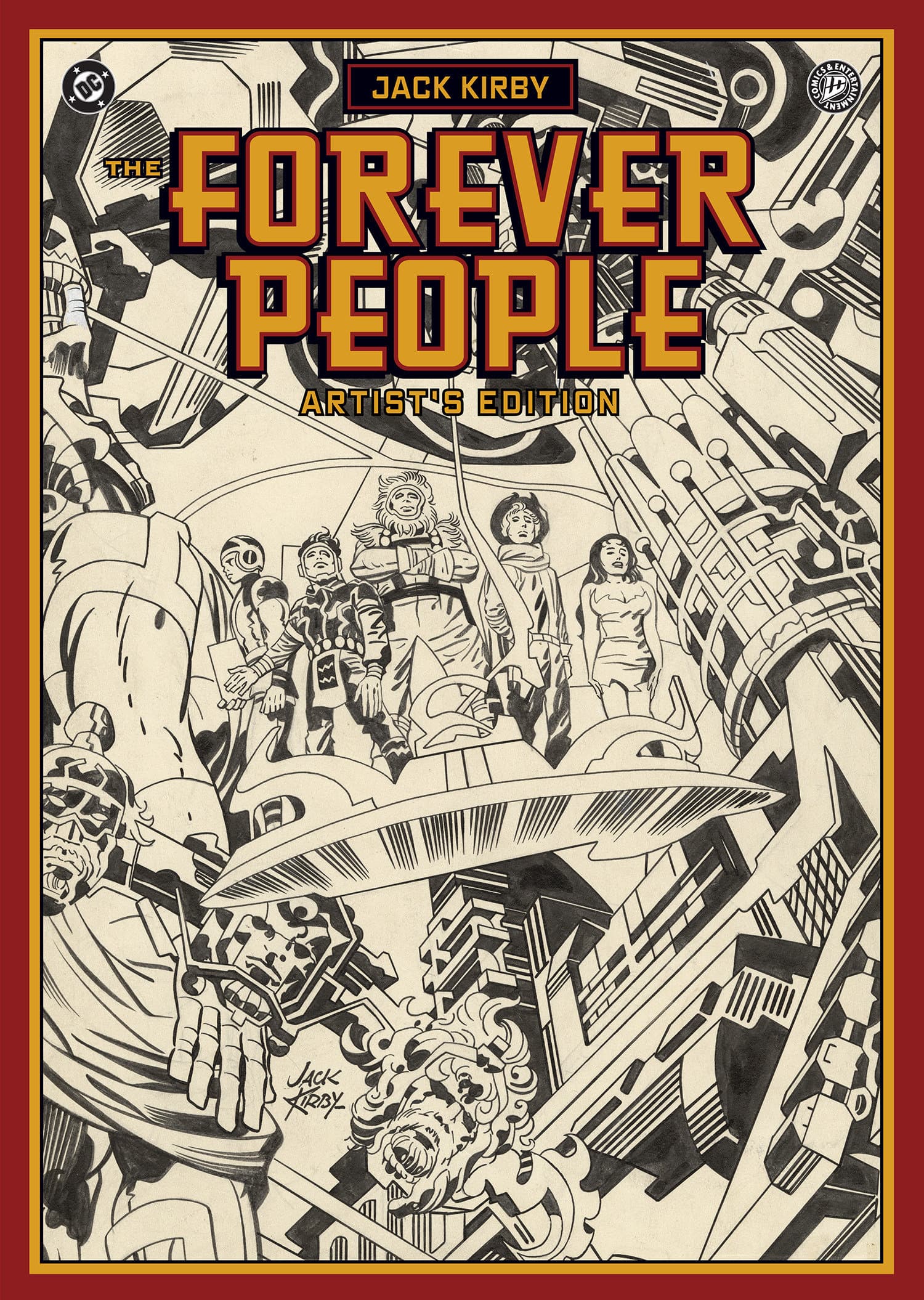 Cover für Jack Kirby's Forever People Artist's Edition