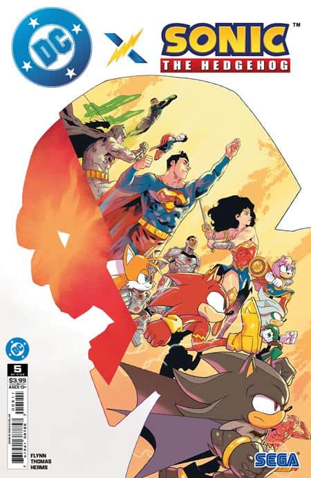 DC x Sonic the Hedgehog Cover