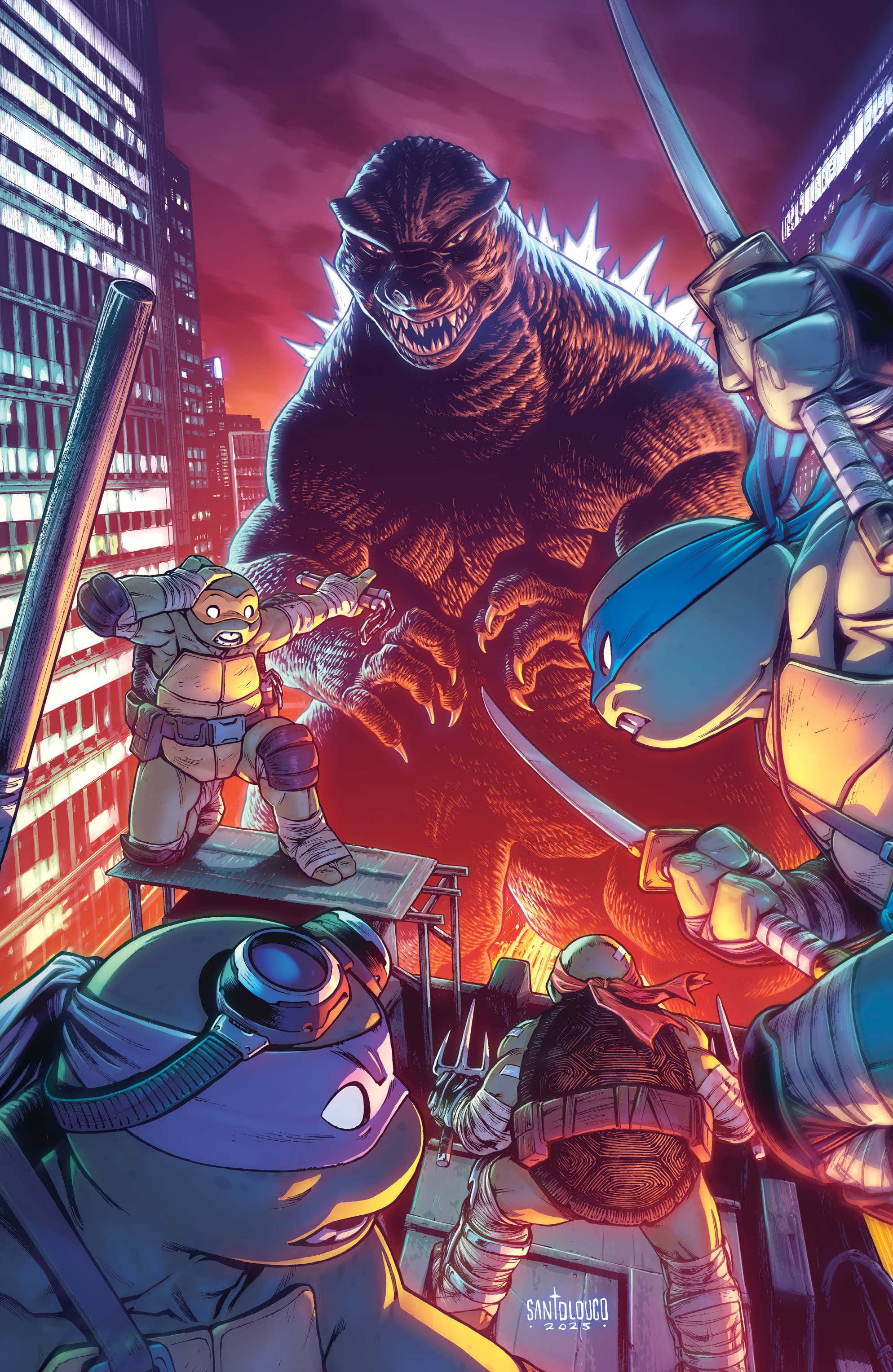 Cover für Teenage Mutant Ninja Turtles x Godzilla