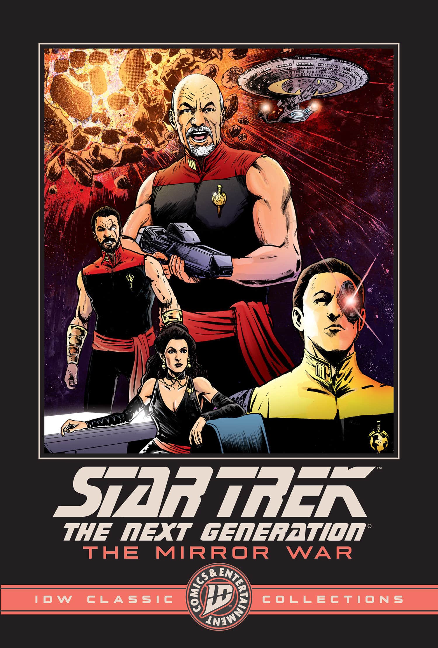 Star Trek: The Next Generation--The Mirror War--IDW Classic Collections Cover