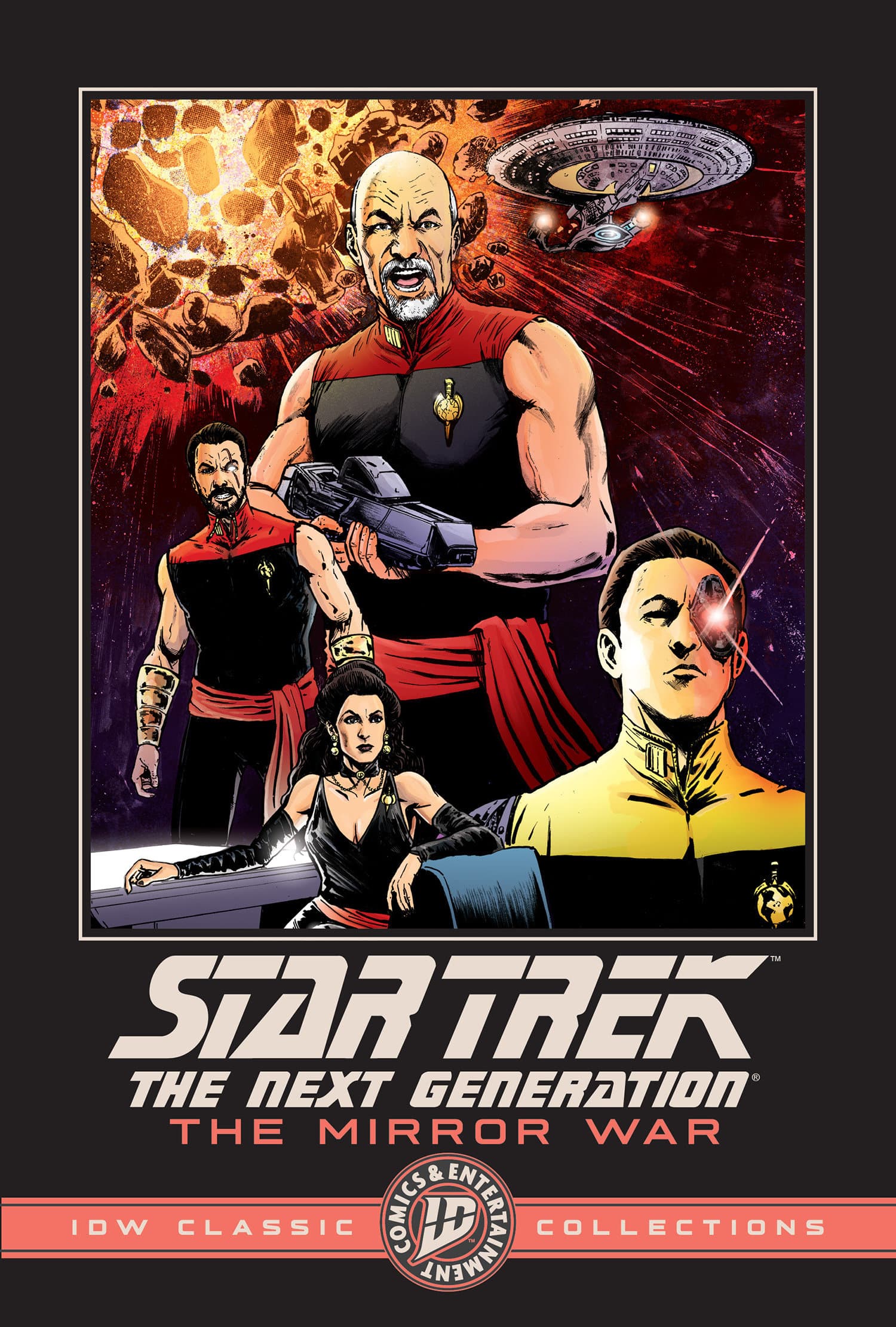 Cover für Star Trek: The Next Generation--The Mirror War--IDW Classic Collections