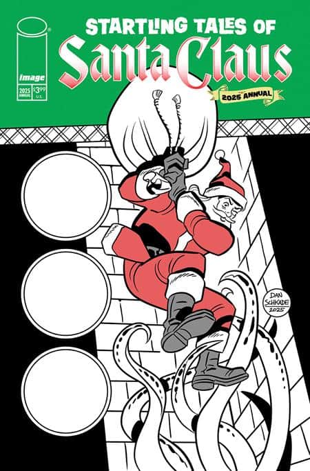 STARTLING TALES OF SANTA CLAUS 2025 ANNUAL (ONE SHOT) CVR D INC 1:10 DAN SCHKADE VAR Cover