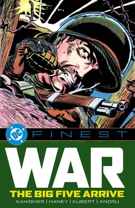 DC FINEST WAR THE BIG FIVE ARRIVE TP Cover