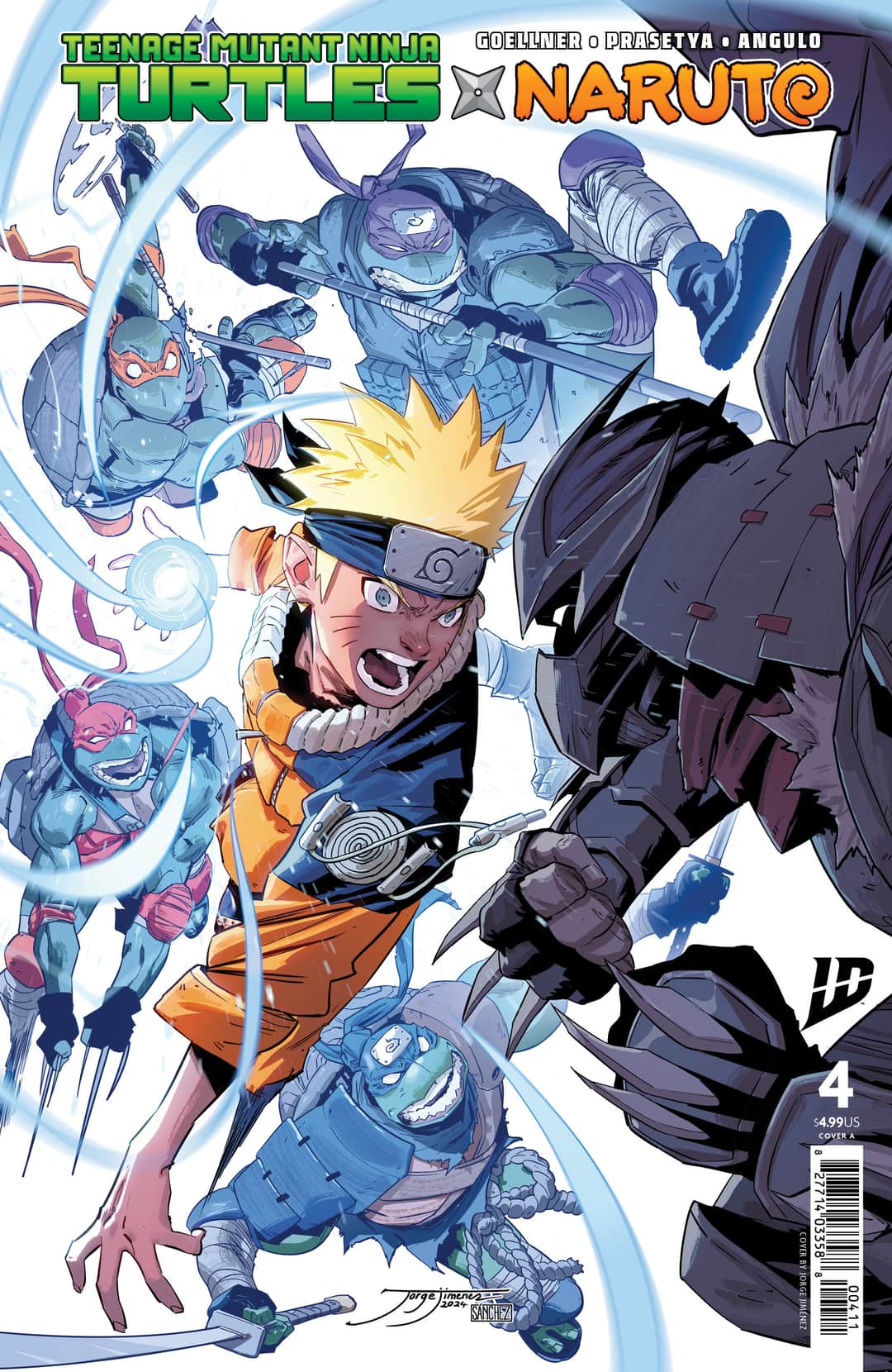 Teenage Mutant Ninja Turtles/Naruto Cover