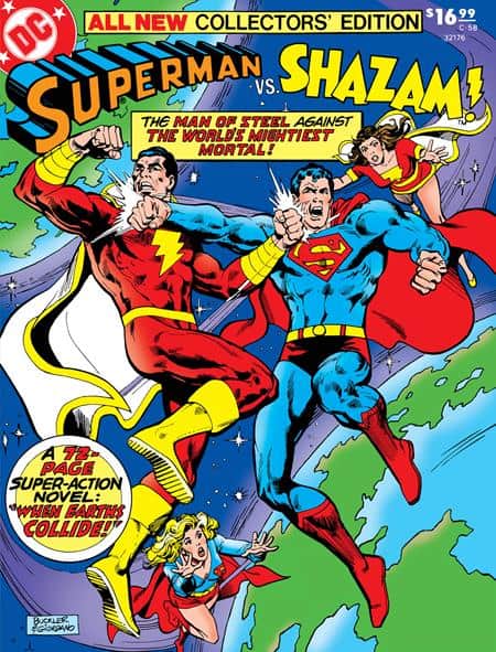 SUPERMAN VS SHAZAM FACSIMILE EDITION CVR B RICH BUCKLER & DICK GIORDANO FOIL VAR