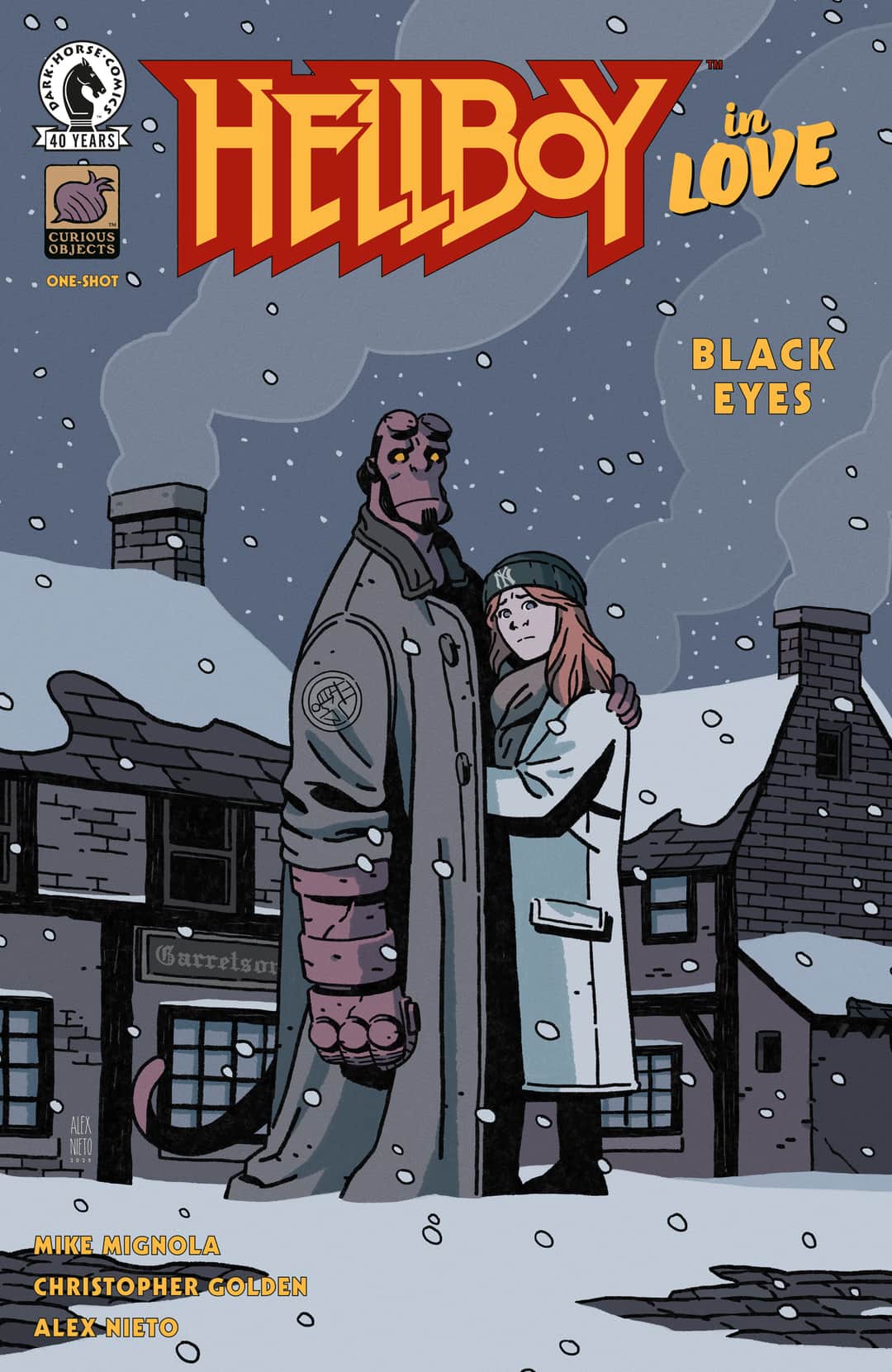 Hellboy in Love: Black Eyes one-shot (Alex Nieto) Cover