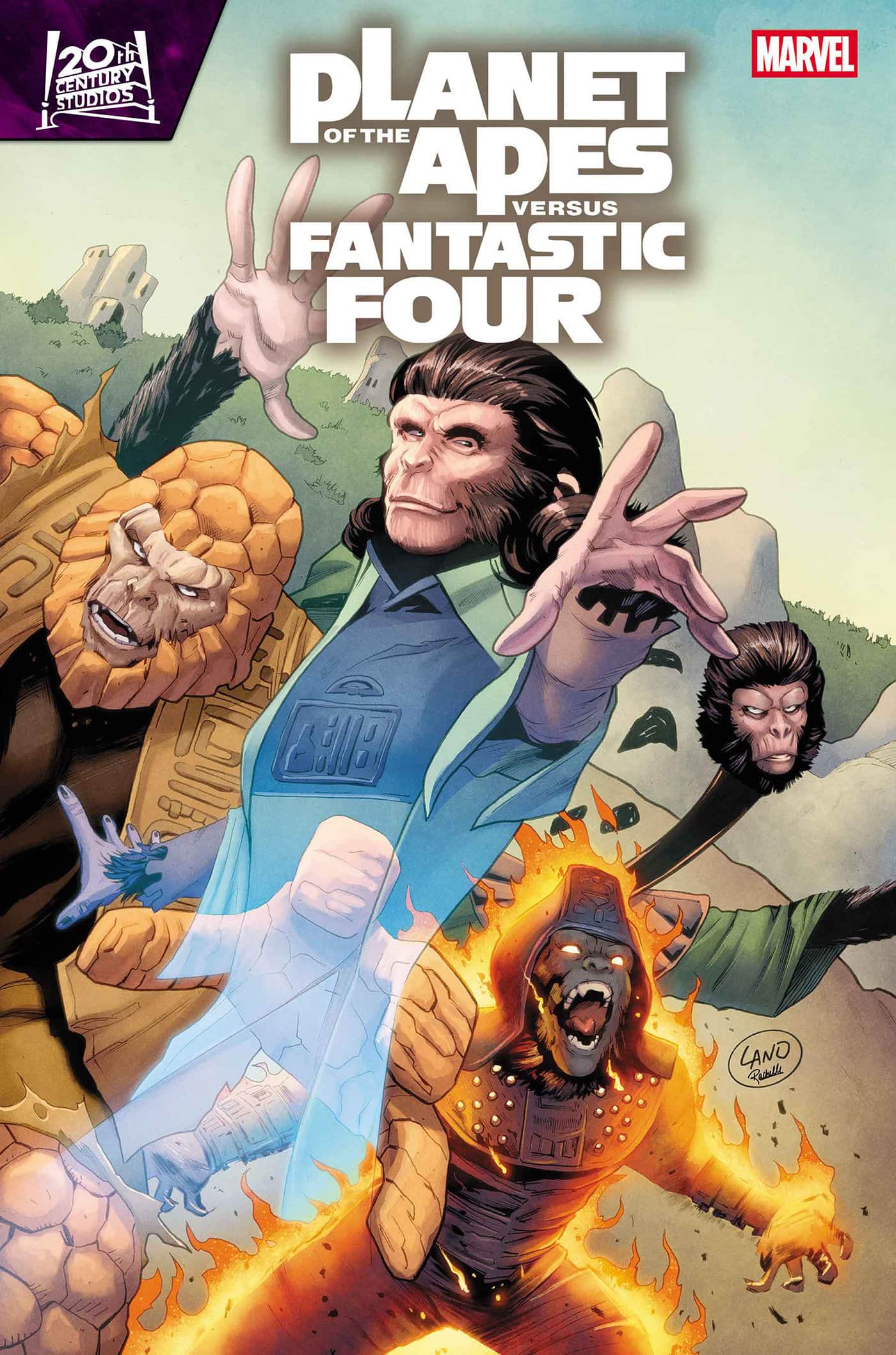 PLANET OF THE APES VS. FANTASTIC FOUR Cover