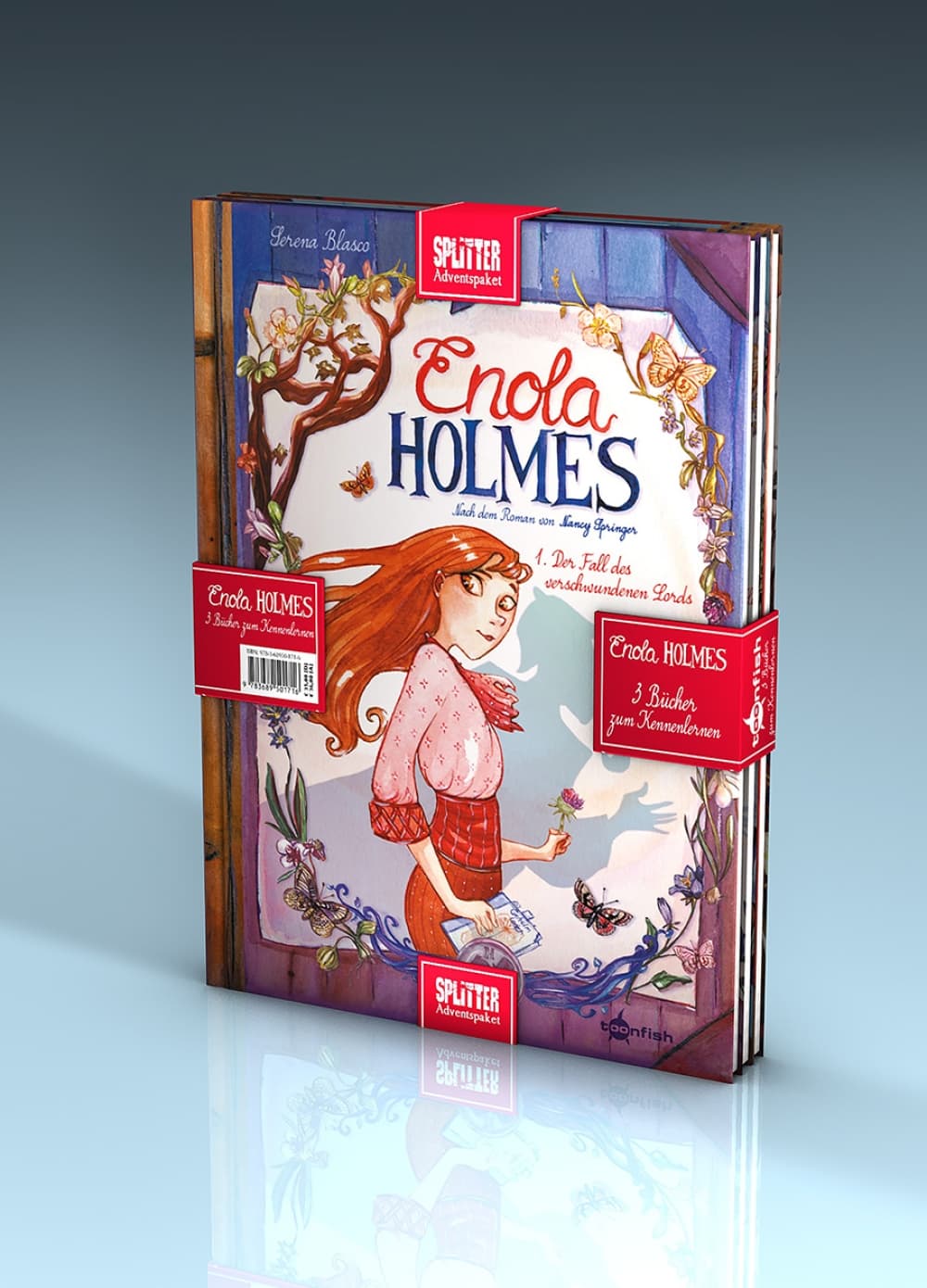 Cover für Adventspaket: Enola Holmes Band 1-3