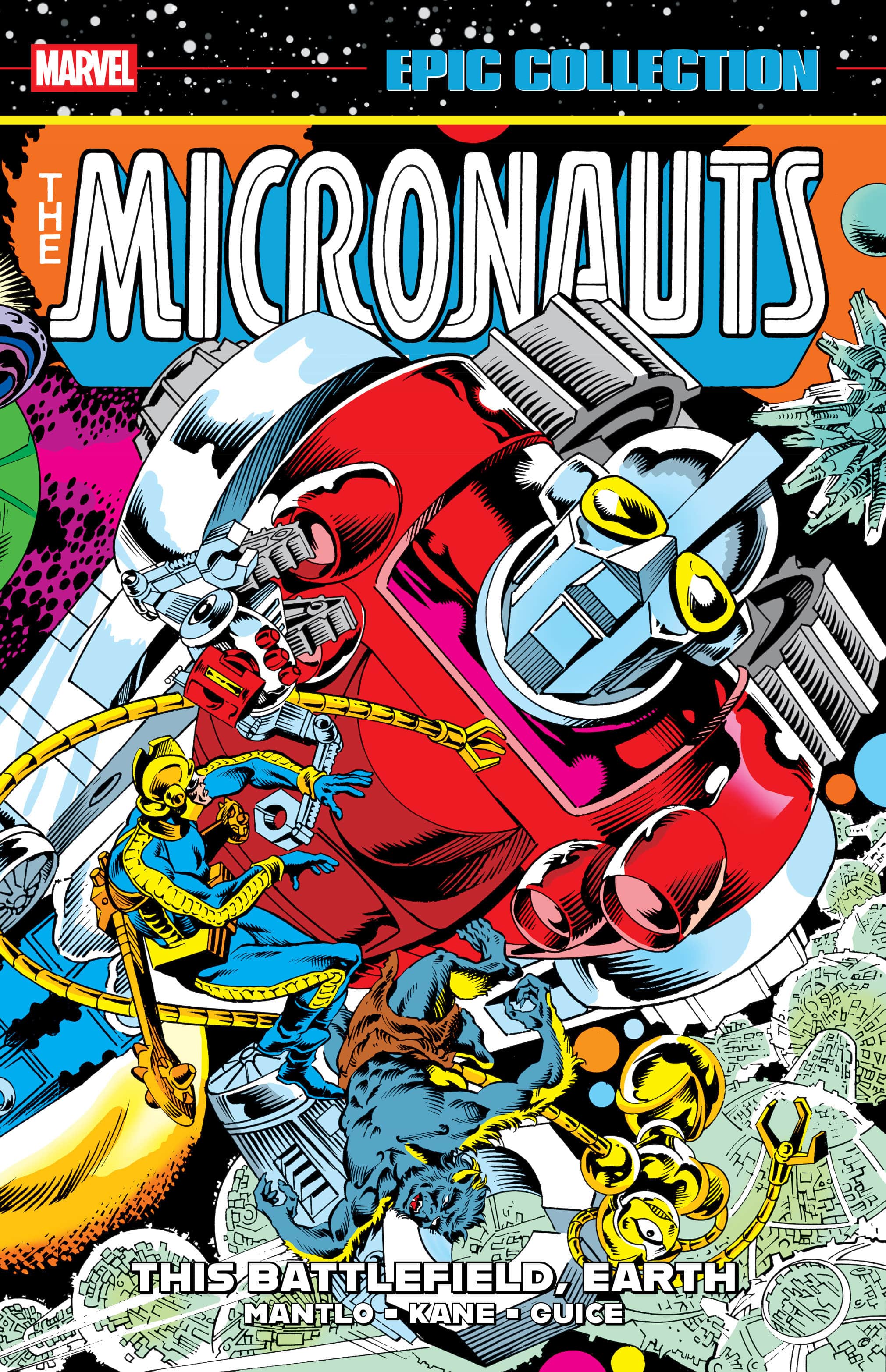 Micronauts Epic Collection: The Original Marvel Years - This Battlefield Earth Cover