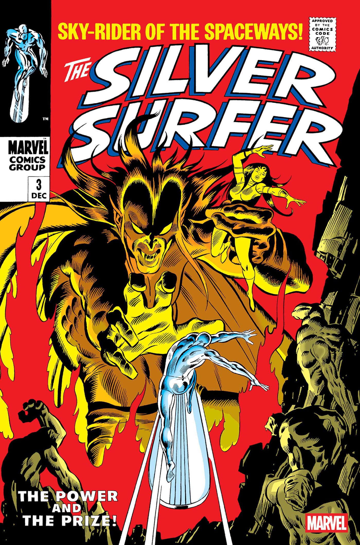 Cover für SILVER SURFER #3 FACSIMILE EDITION