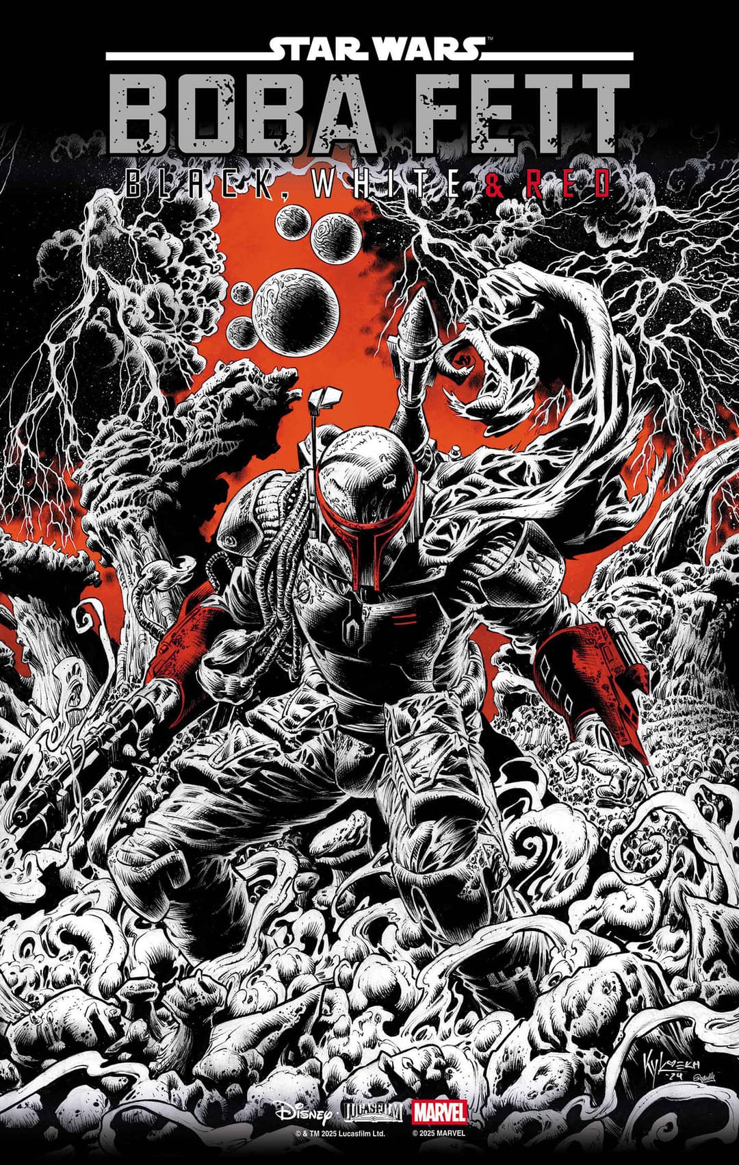 Cover für STAR WARS: BOBA FETT - BLACK, WHITE & RED