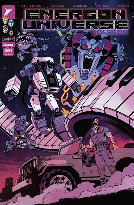 ENERGON UNIVERSE SPECIAL 2025 (ONE SHOT) CVR A ANDREA MILANA & LEE LOUGHRIDGE Cover
