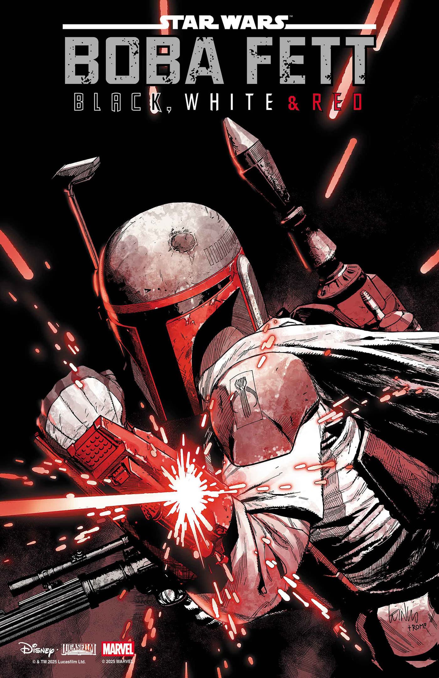 Cover für STAR WARS: BOBA FETT - BLACK, WHITE & RED