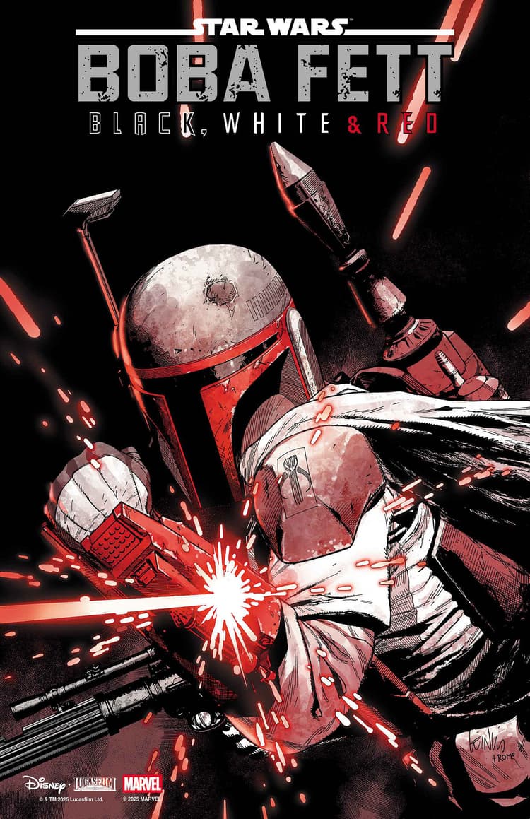 STAR WARS: BOBA FETT - BLACK, WHITE & RED LEINIL YU VARIANT