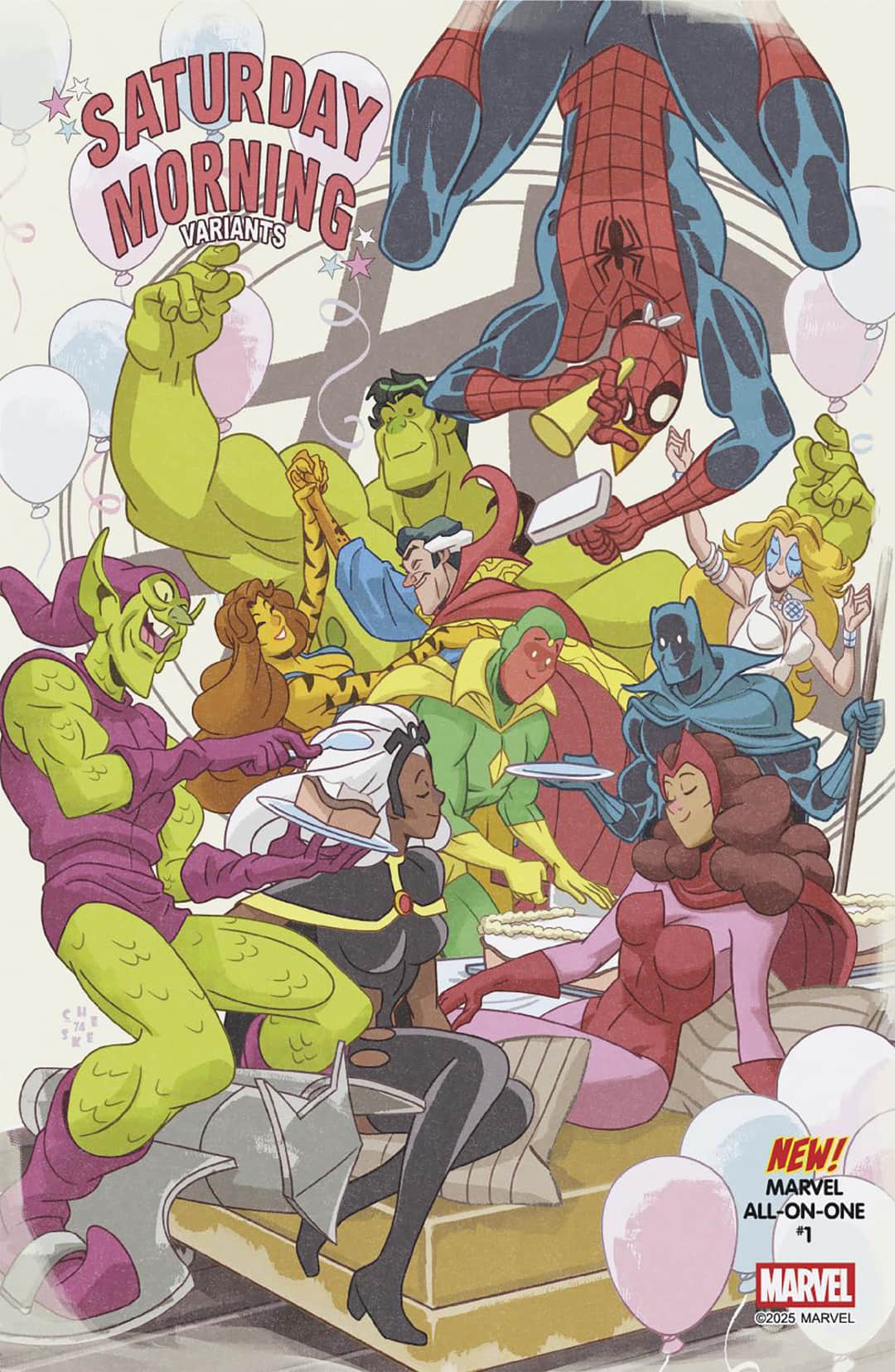 MARVEL ALL-ON-ONE SEAN GALLOWAY SATURDAY MORNING VARIANT