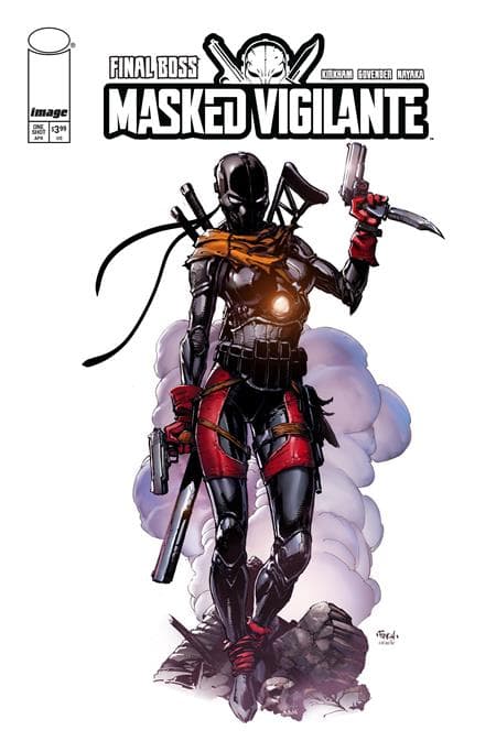 Cover für FINAL BOSS MASKED VIGILANTE (ONE SHOT) CVR E INC 1:50 DAVID FINCH VAR (MR)