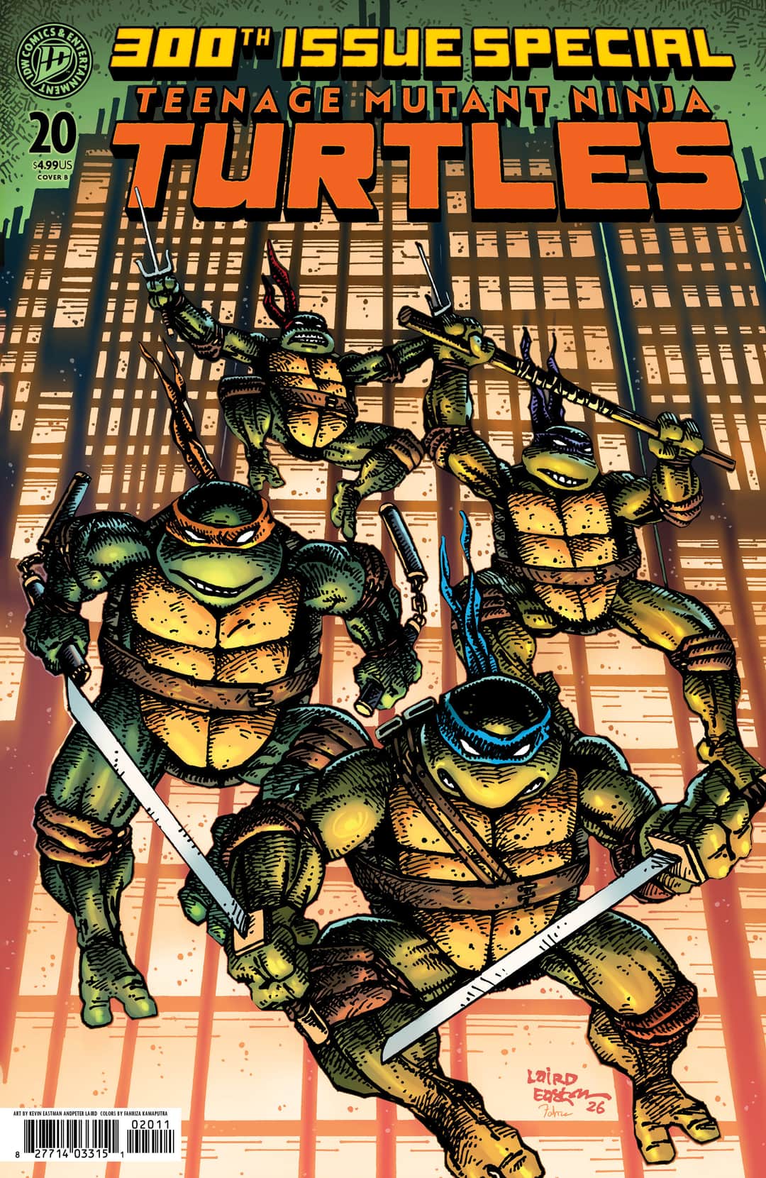 Teenage Mutant Ninja Turtles : 300th Issue Special Variant B (Eastman & Laird)