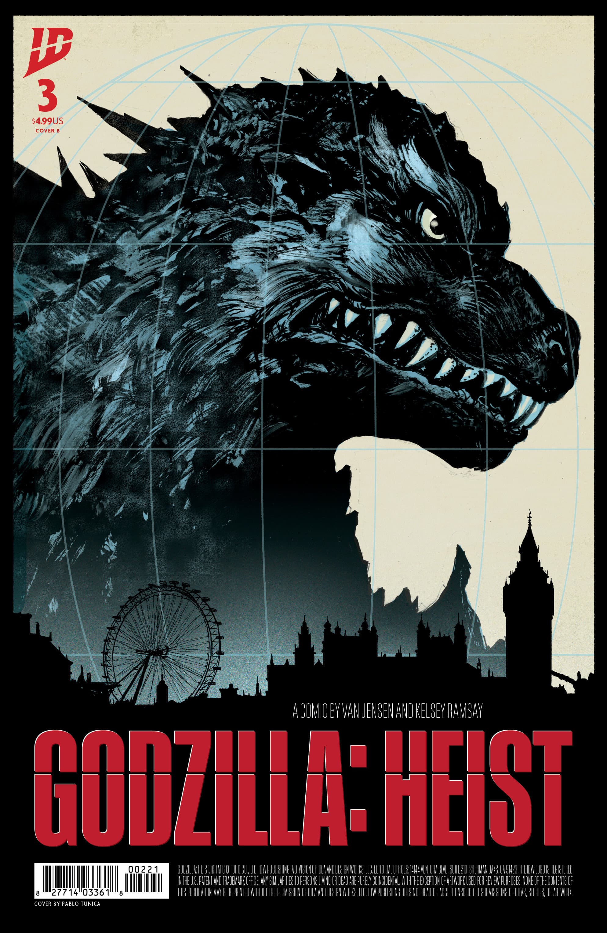 Cover für Godzilla: Heist