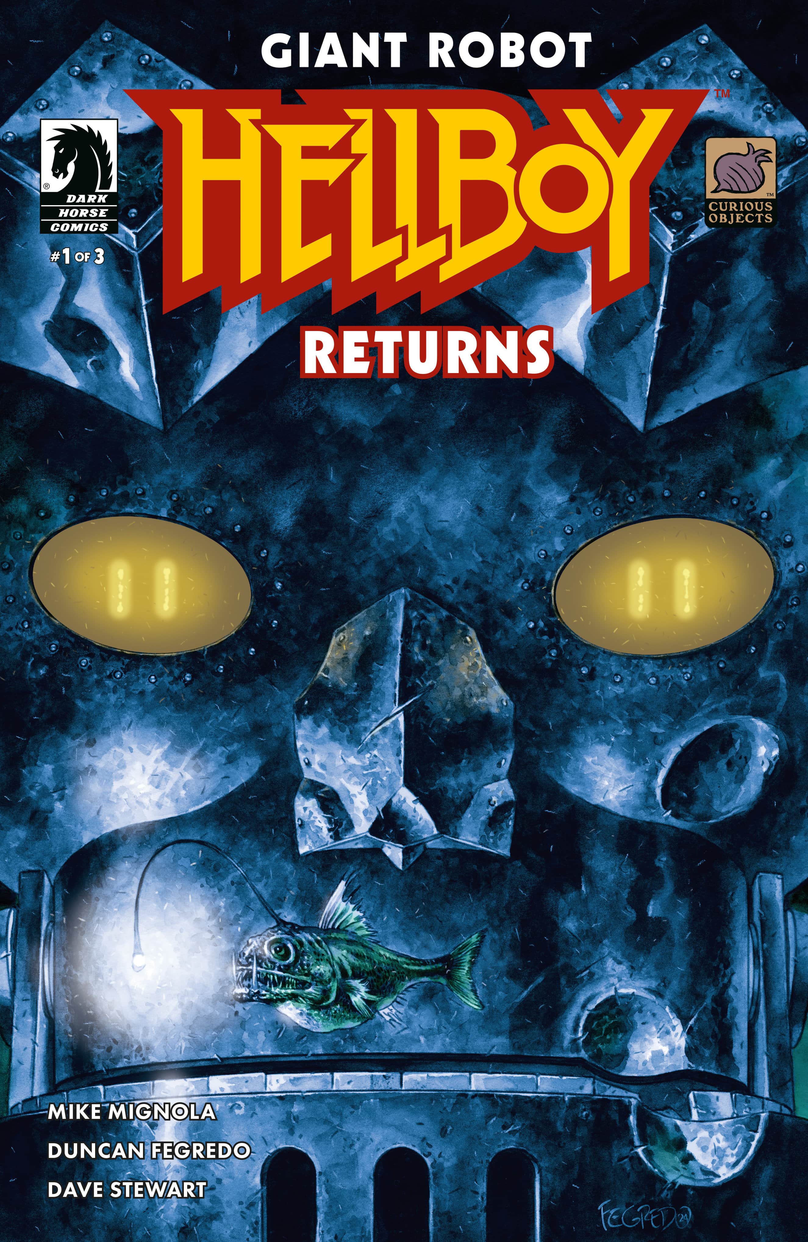 Giant Robot Hellboy Returns Cover