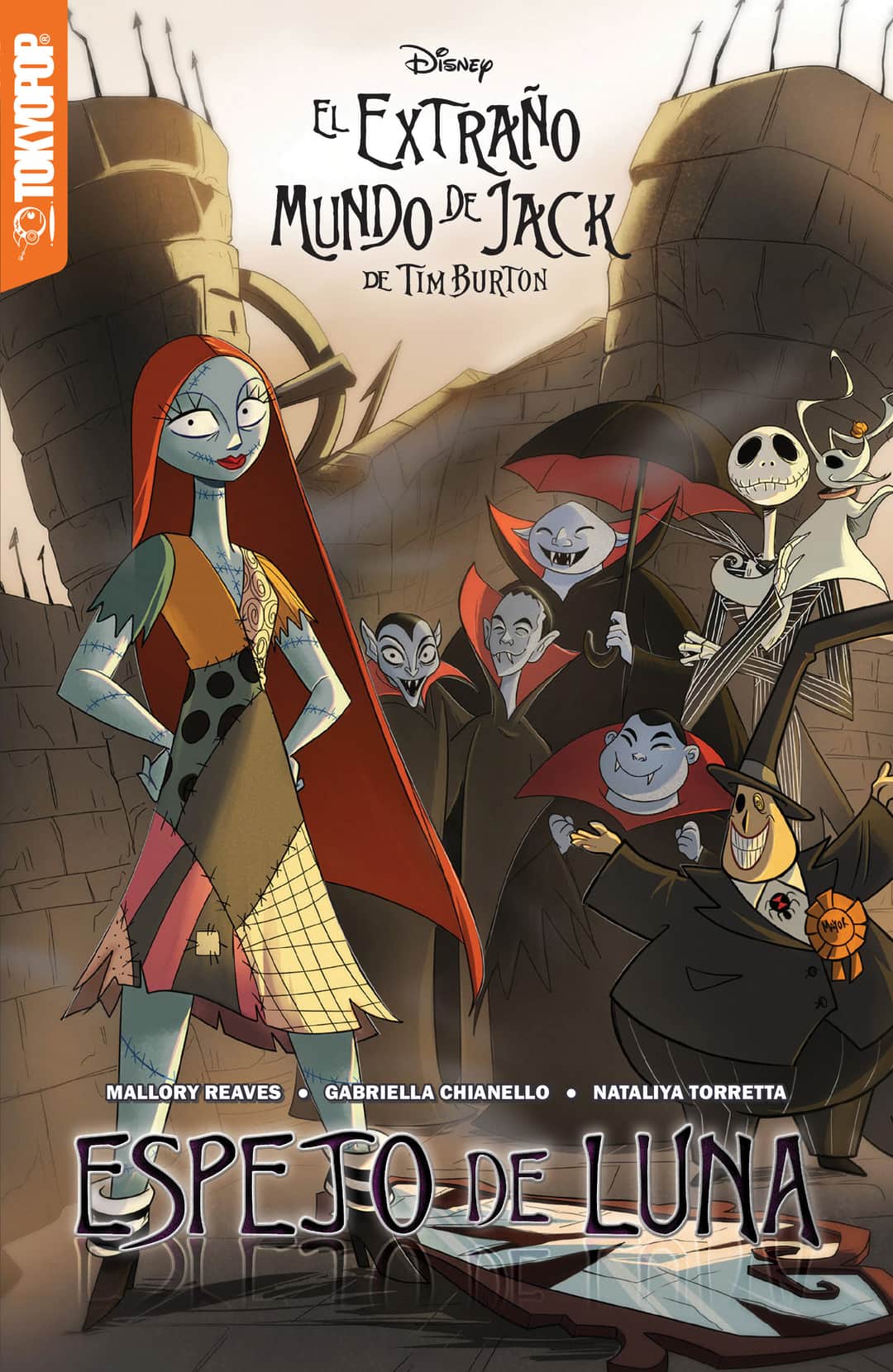 Disney Manga: El Extraño Mundo de Jack de Tim Burton: Espejo de Luna (Español) - Mirror Moon (Spanish Edition) Cover