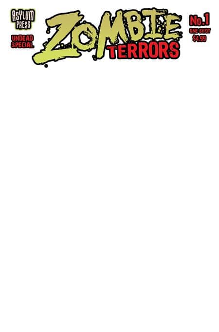 UNDEAD SPECIAL CVR C SKETCH COVER VAR (MR) Previously Solicited