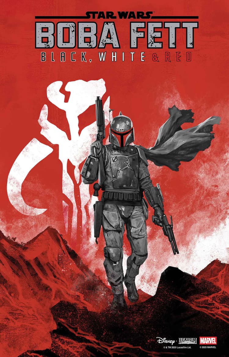 STAR WARS: BOBA FETT - BLACK, WHITE & RED SKAN VARIANT