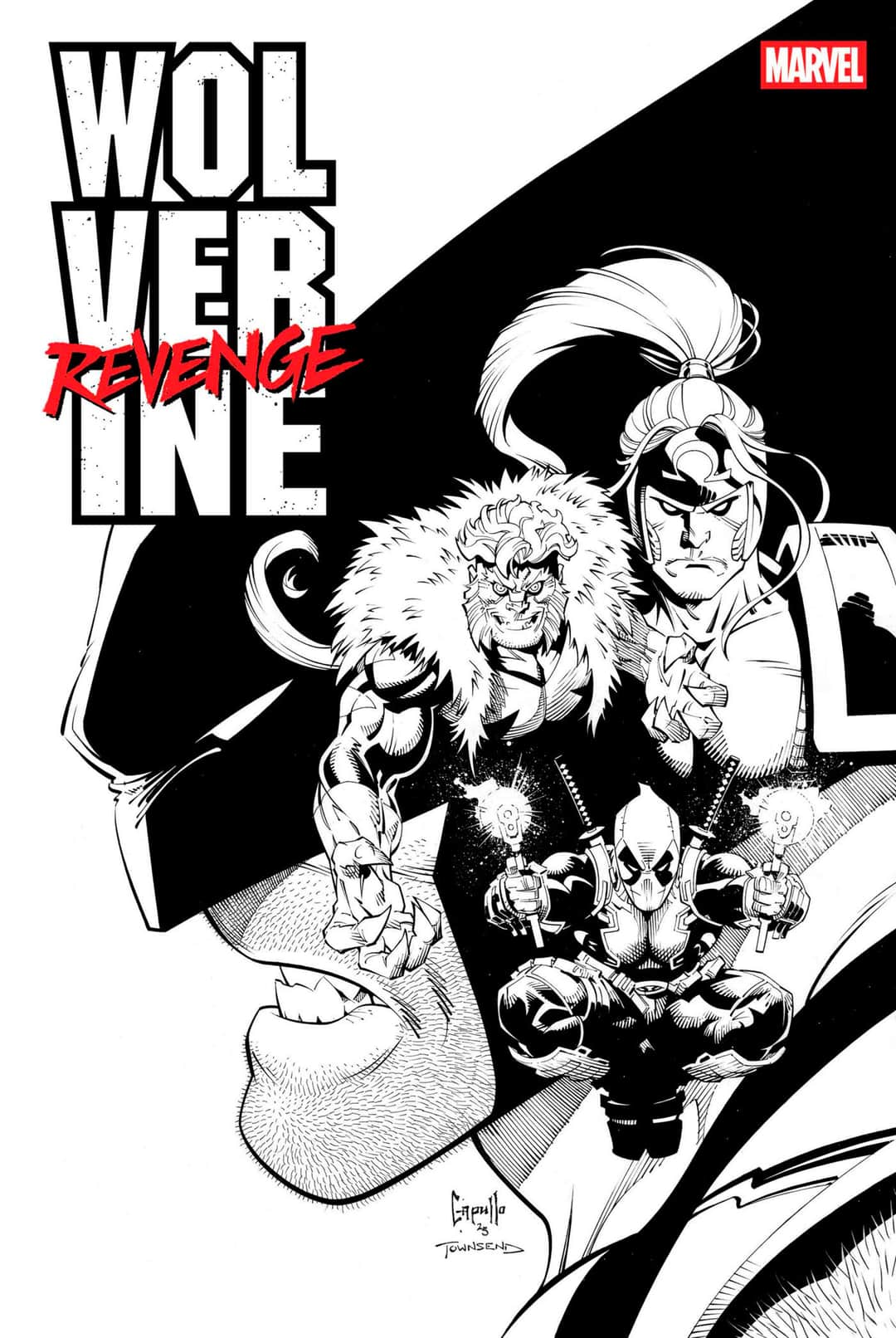 WOLVERINE: REVENGE - RED BAND: BLACK & WHITE EDITION Cover