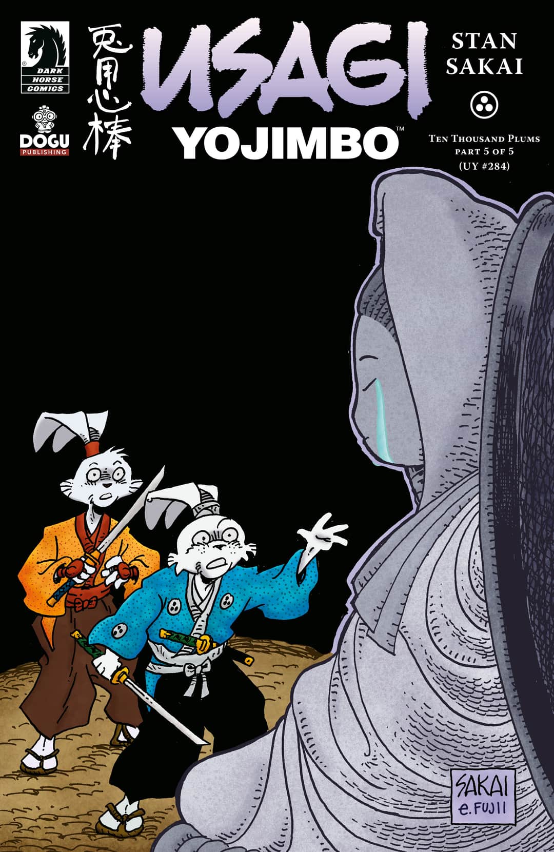 Usagi Yojimbo: Ten Thousand Plums Cover