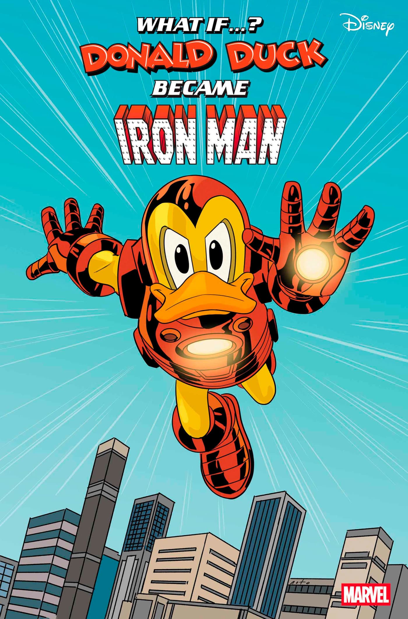 Cover für MARVEL & DISNEY: WHAT IF...? DONALD DUCK BECAME IRON MAN