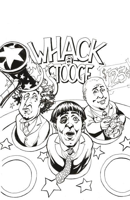 The Three Stooges AM 10th Anniversary Cover