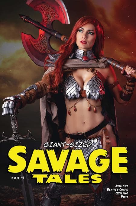 Cover für GIANT SIZED SAVAGE TALES (ONE SHOT) CVR C IVY COSPLAY RED SONJA VAR