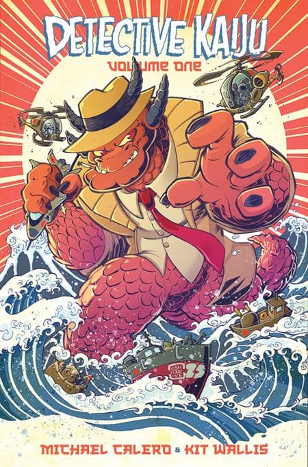 Cover für DETECTIVE KAIJU TP VOL 01 CVR B JON SOMMARIVA VAR Limited to 1000 Copies Allocations May Occur