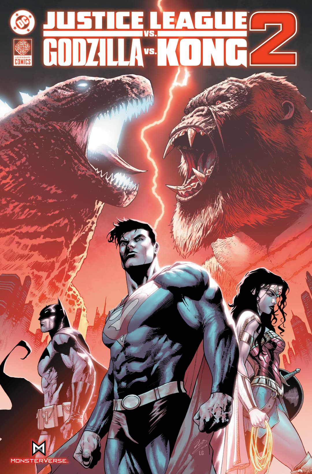 Cover für Justice League vs Godzilla vs Kong 2