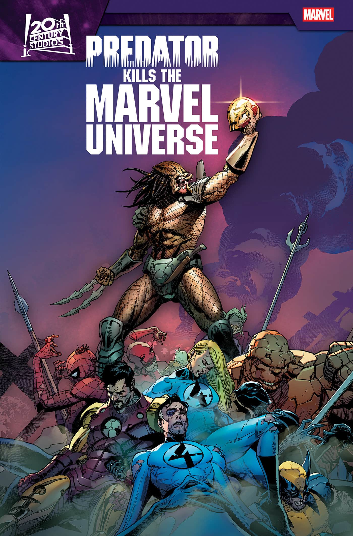 PREDATOR KILLS THE MARVEL UNIVERSE Cover