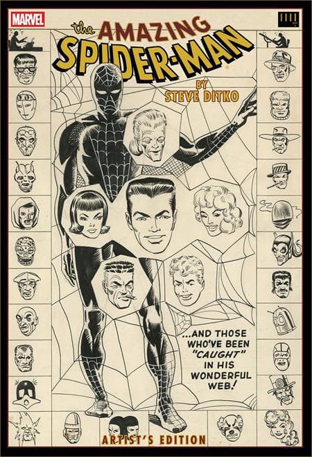Cover für AMAZING SPIDER MAN BY STEVE DITKO ARTISTS EDITION HC DIRECT MARKET EXCLUSIVE WEB CVR