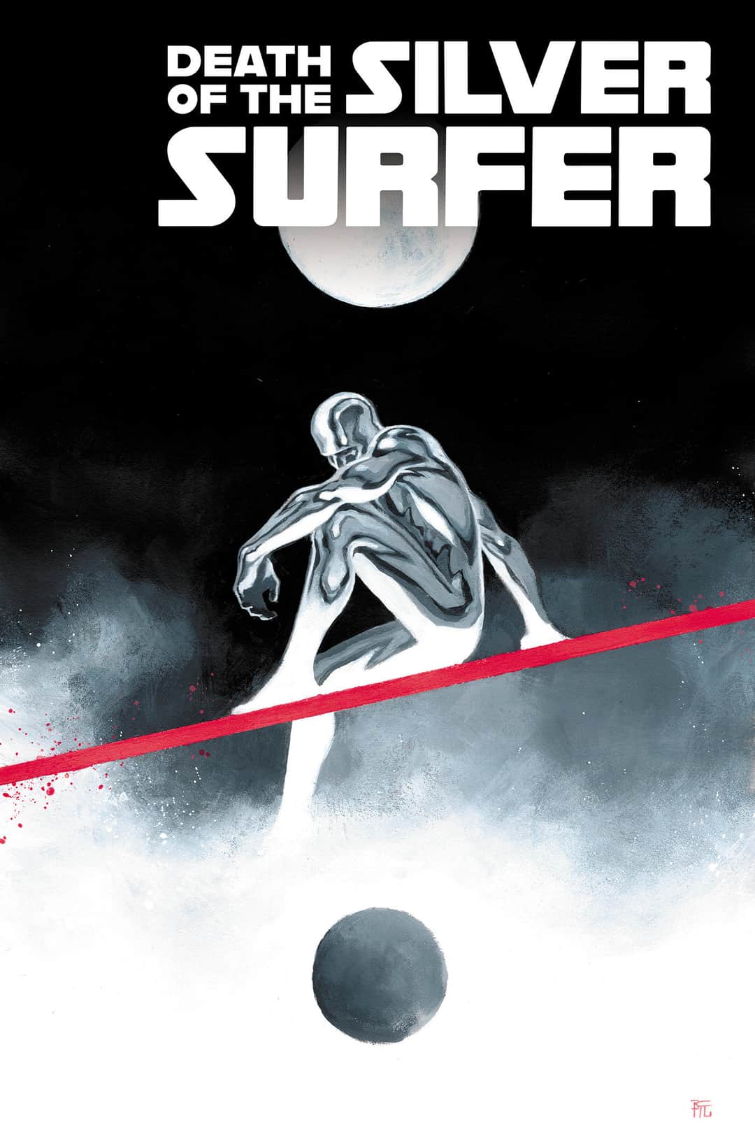 DEATH OF THE SILVER SURFER Cover