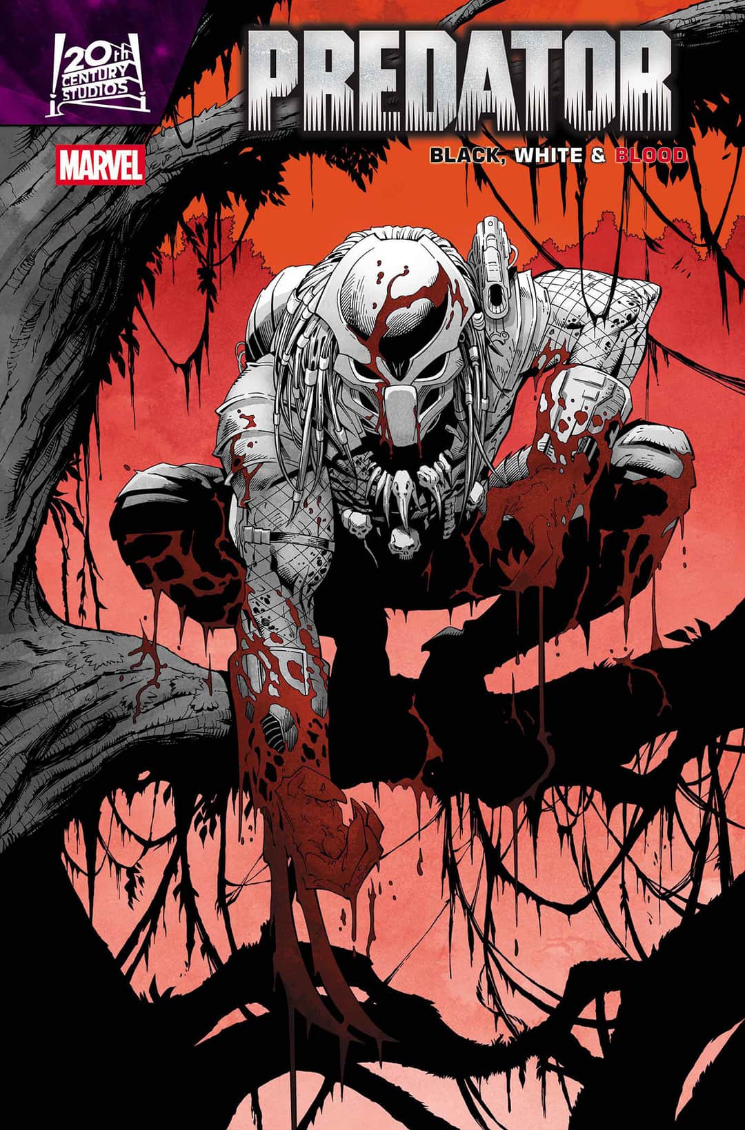 PREDATOR: BLACK, WHITE & BLOOD Cover