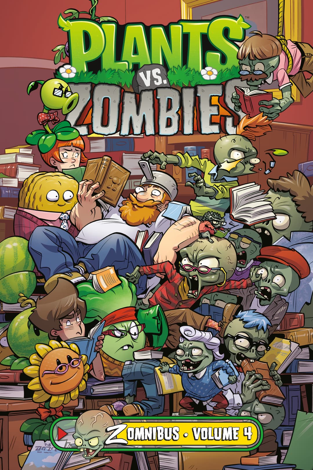 Cover für Plants vs. Zombies Zomnibus Volume 4