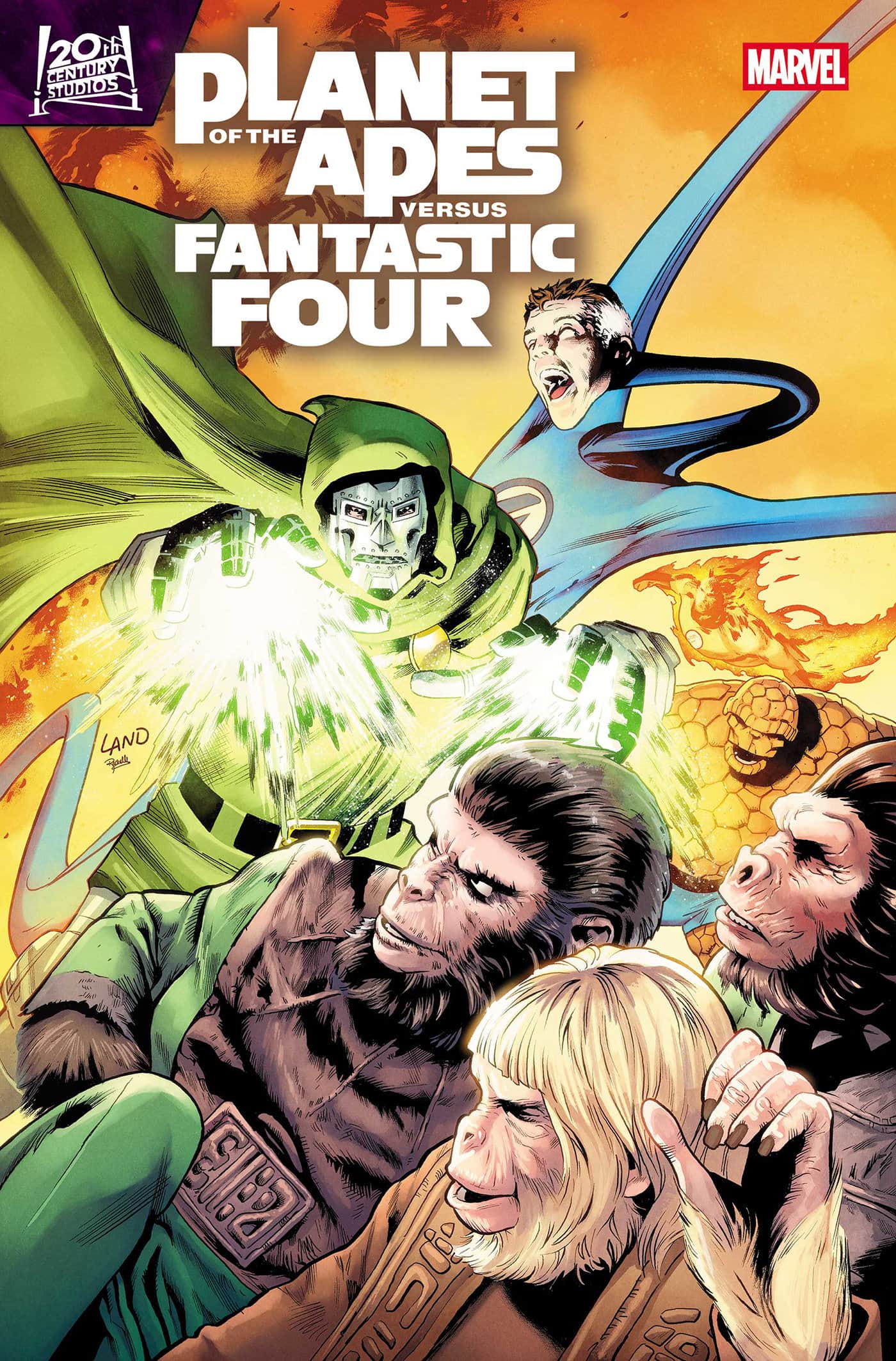 PLANET OF THE APES VS. FANTASTIC FOUR Cover