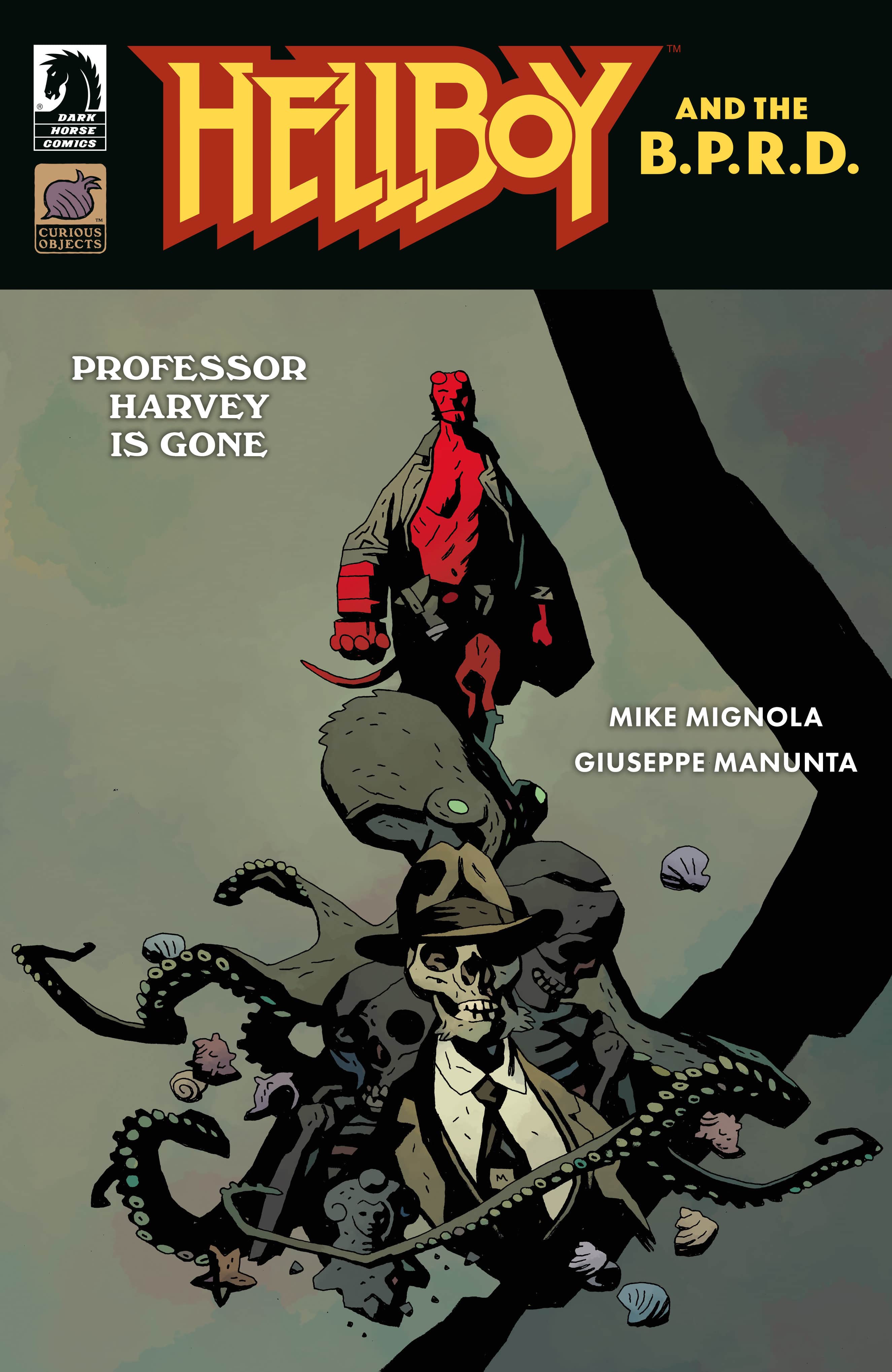 Hellboy and the B.P.R.D.: Professor Harvey is Gone one-shot (CVR B) (Mike Mignola) Cover