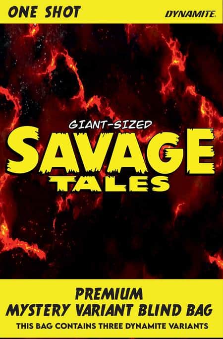 GIANT SIZED SAVAGE TALES (ONE SHOT) CVR F BLIND BAG VAR Cover