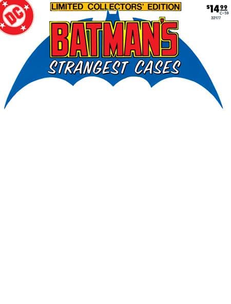 BATMANS STRANGEST CASES FACSIMILE EDITION CVR C BLANK VAR