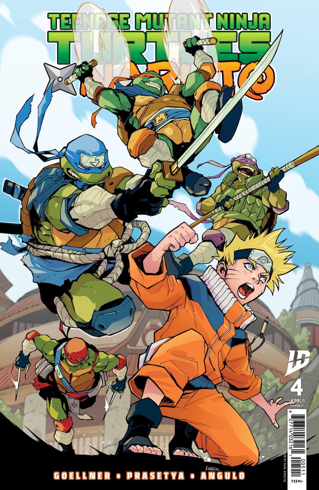 Cover für Teenage Mutant Ninja Turtles/Naruto