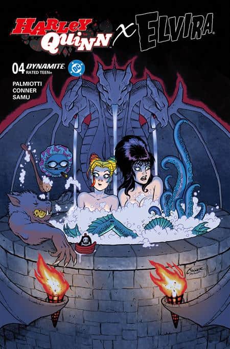 Harley Quinn X Elvira Cover