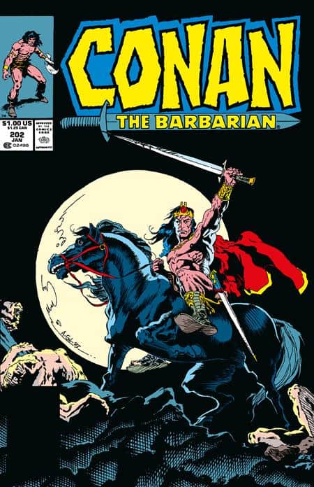 CONAN THE BARBARIAN THE ORIGINAL COMICS OMNIBUS VOL 08 DIRECT MARKET EDITION ARMANDO GIL CVR (MR) Cover