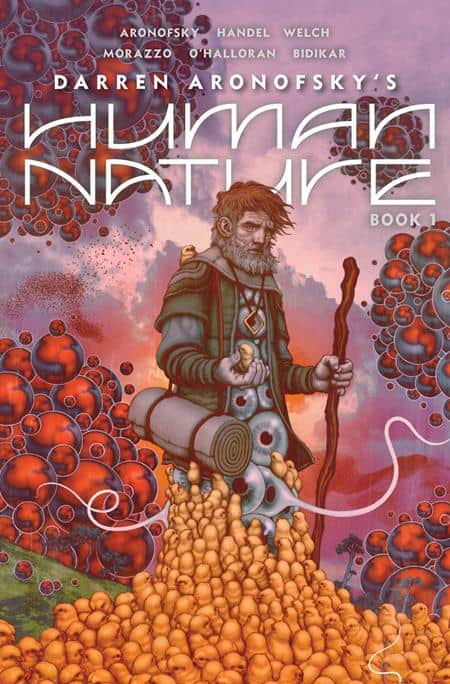 HUMAN NATURE BOOK HC 01 A SATIRICAL SCIENCE FICTION GRAPHIC NOVEL Cover