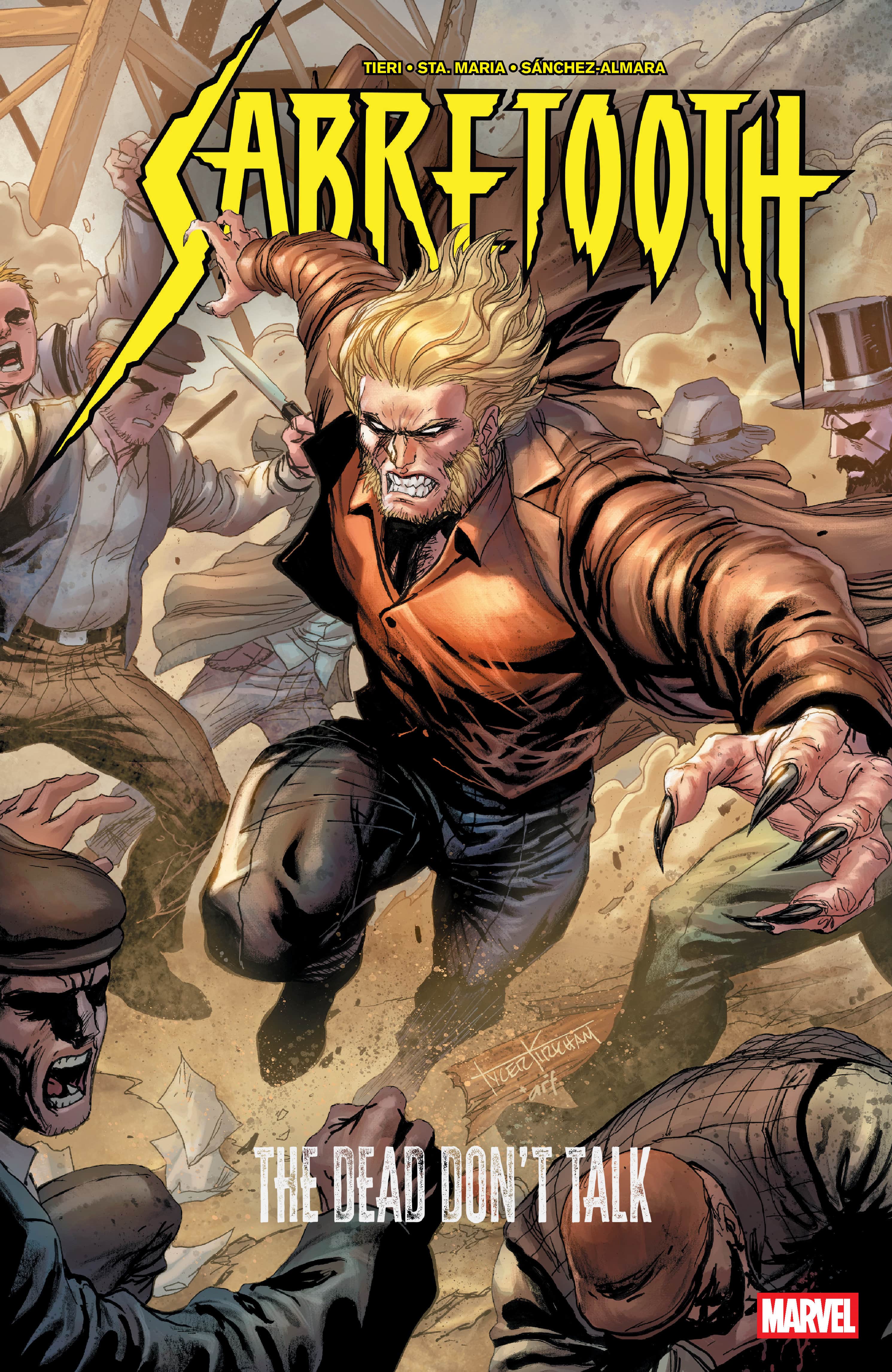 SABRETOOTH: THE DEAD DON'T TALK Cover