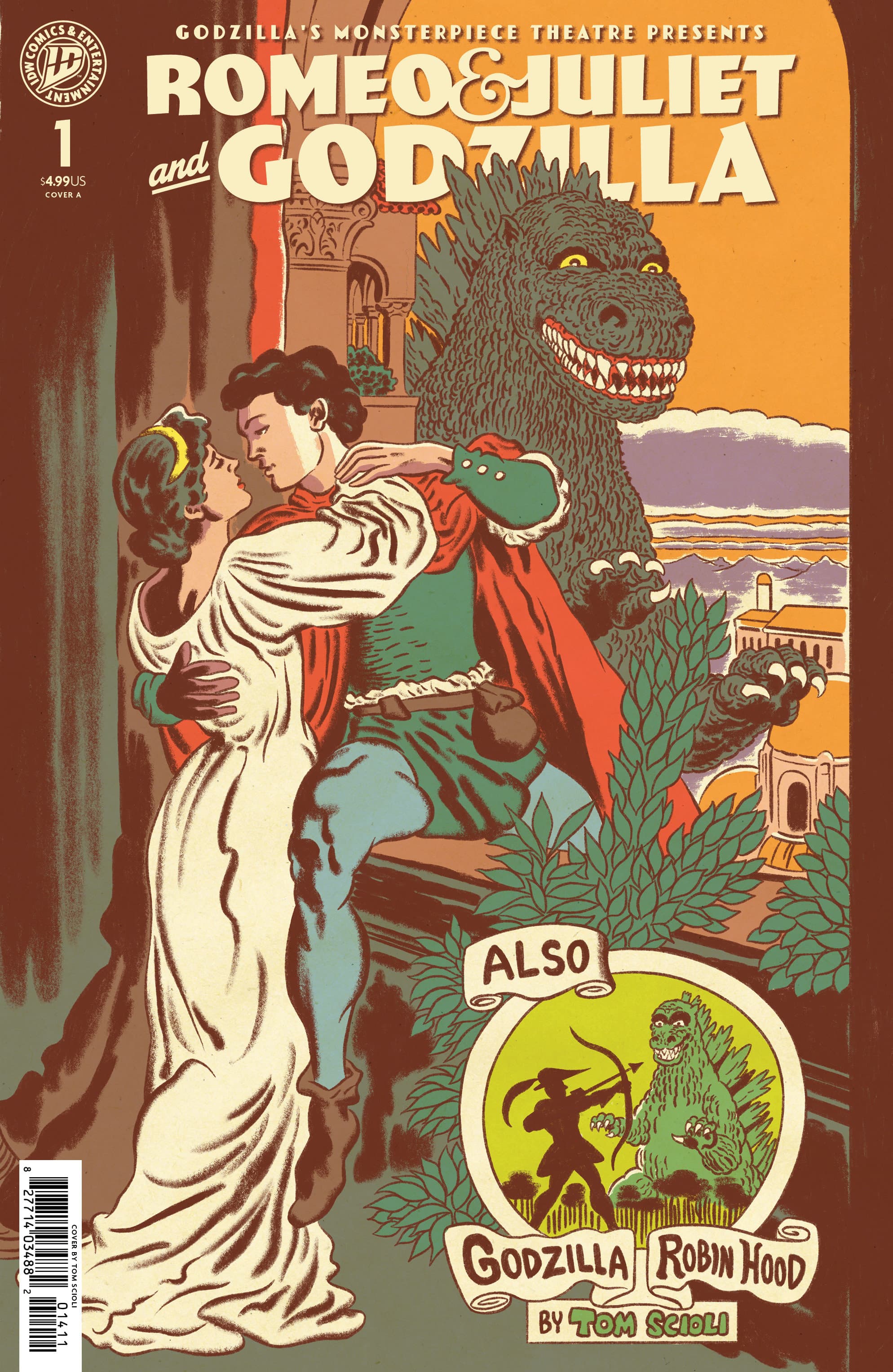 Cover für Godzilla’s Monsterpiece Theatre Presents: Romeo & Juliet & Godzilla Cover A (Scioli)